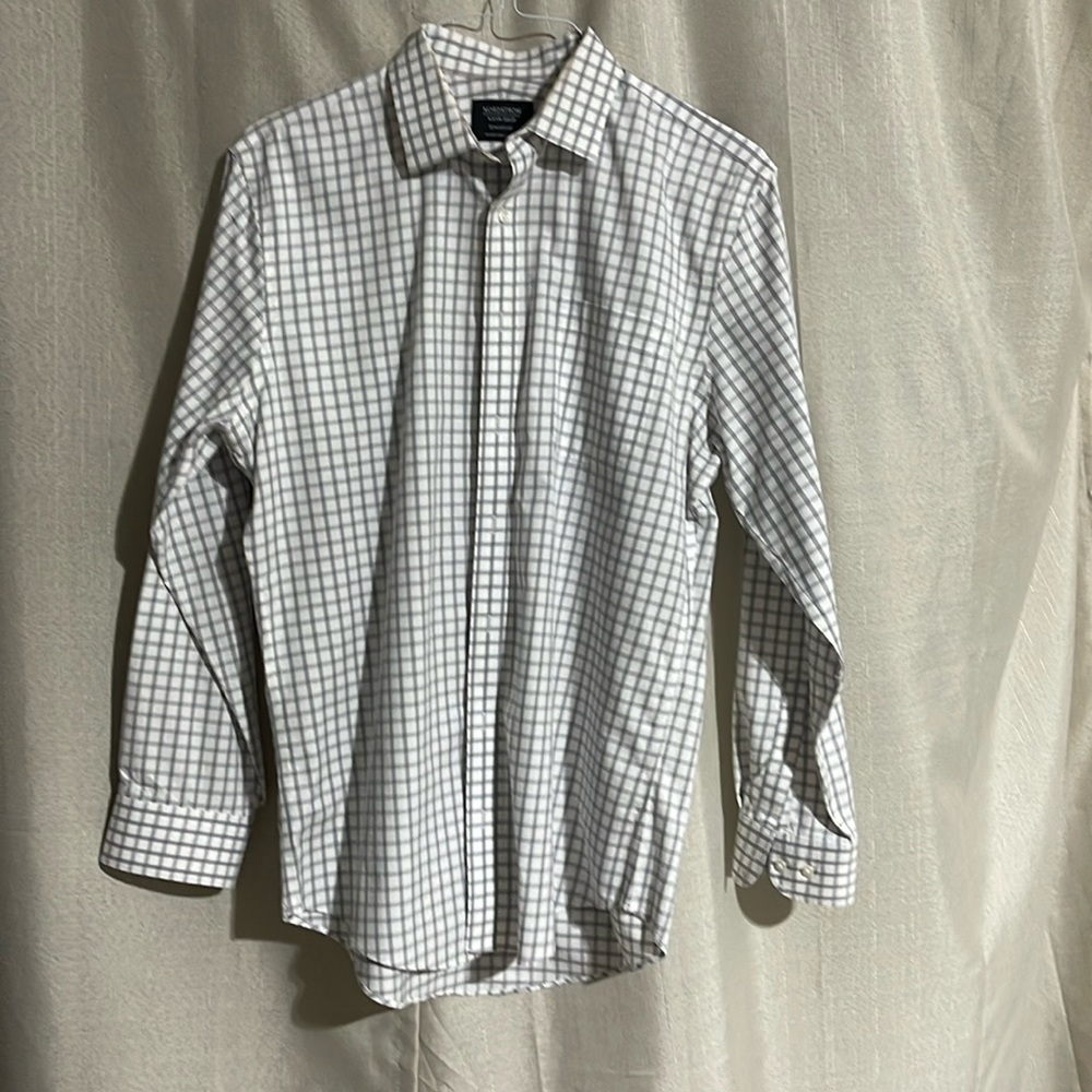 Nordstrom’s men’s shop button down, size 16, 34/35